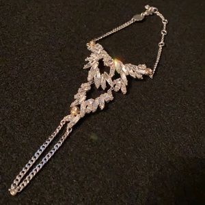 Silver Henri Bendel hand chain